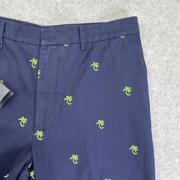 NWT Mens Lilly Pulitzer Palm Beach Size 36 x 32 Phipps Pants Navy Blue Palm Tree - Picture 3 of 14